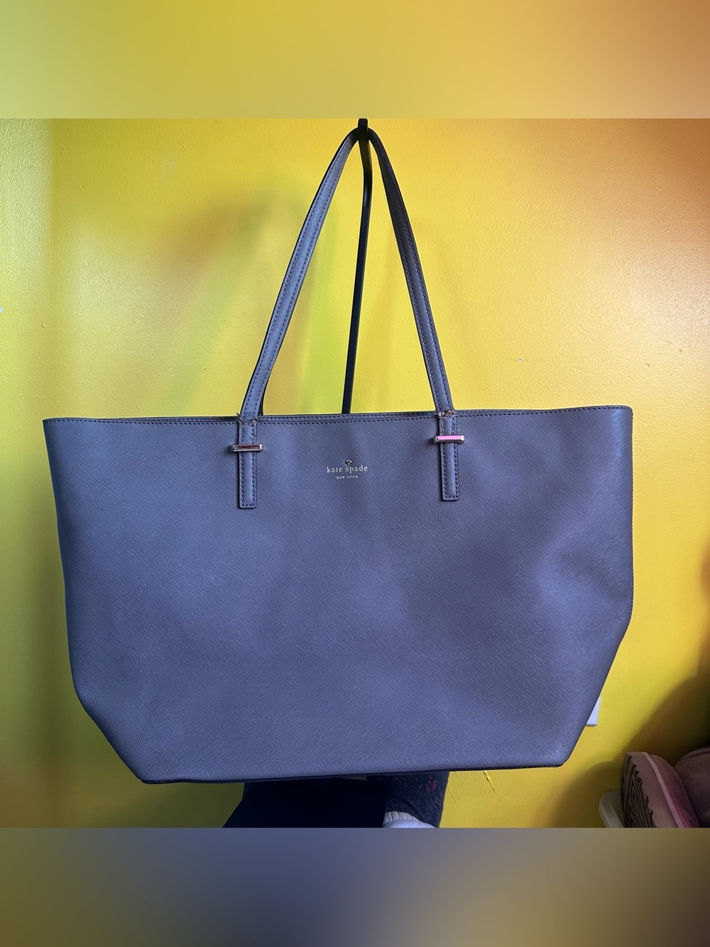 Kate Spade Classic Gray Tote Bag